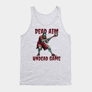 Lacrosse zombie Tank Top